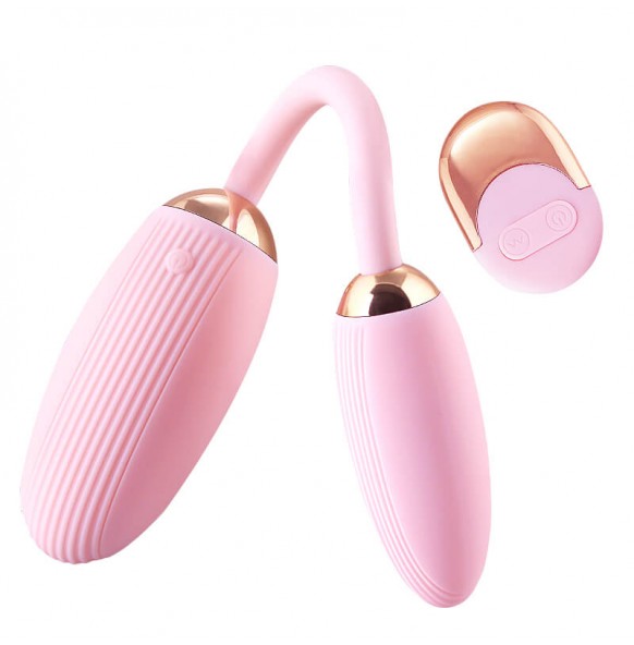 MizzZee - Joyful Dual Vibrating Egg Wireless Remote Control (Chargeable - Pink) MizzZee - Joyful Dual Vibrating Egg Wireless Remote Control (Chargeable - Pink)